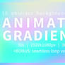 Set of 10 iridescent Animated Gradient Videos