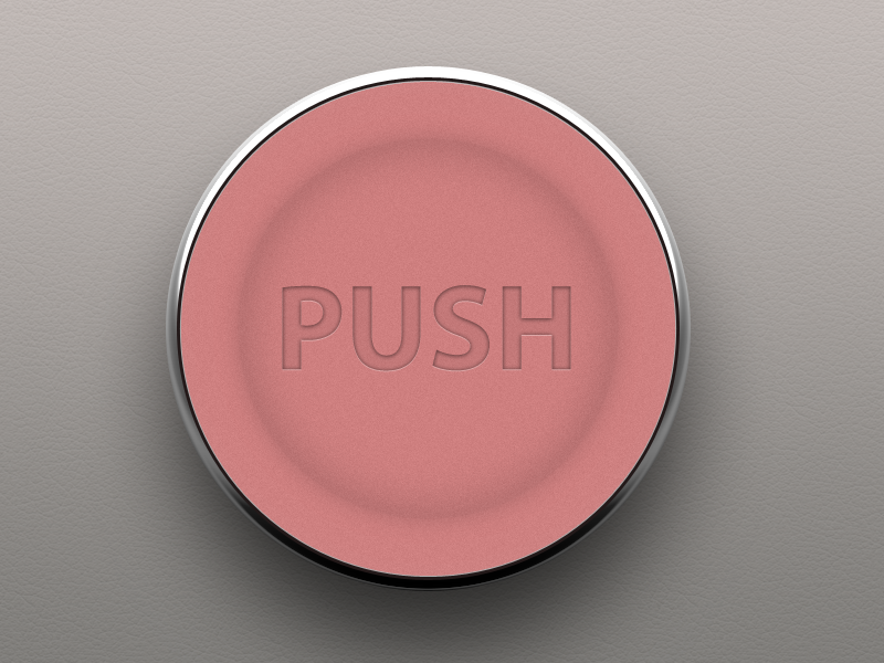 Realistic Button + Free PSD download