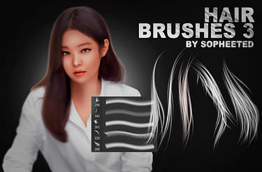 Hair brushes 3 by sopheeted