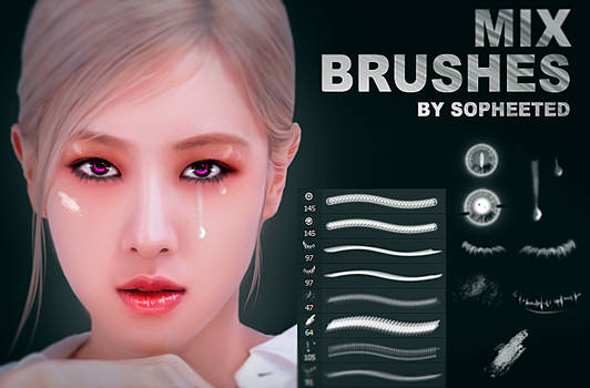 Brush set by sopheeted