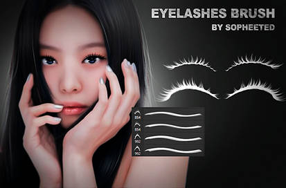 Eyelashes brush by sopheeted