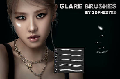 Glare brushes pack by sopheeted