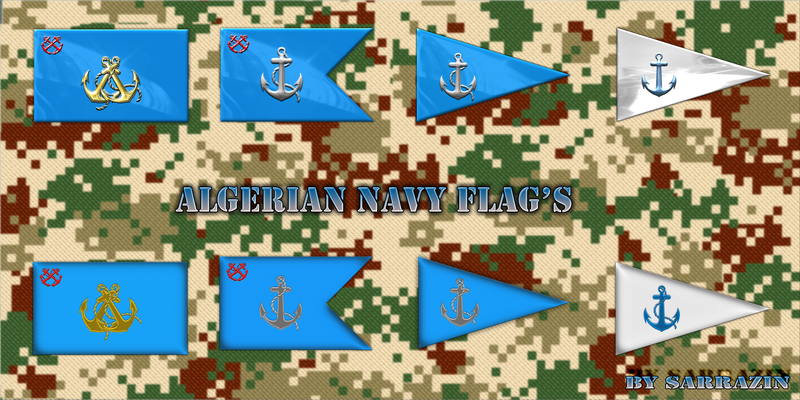 ALGERIAN NAVY FLAG'S