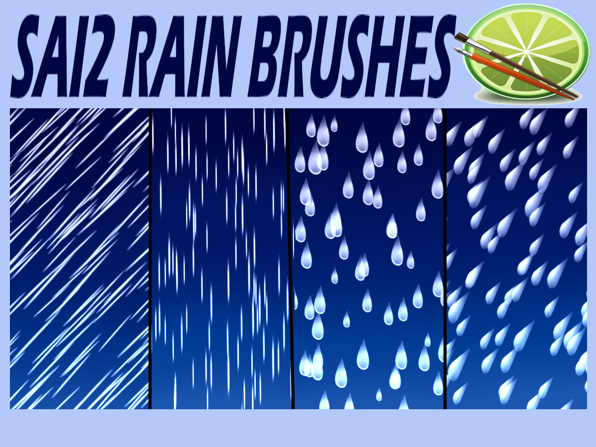 sai2 rain brushes by alexa223344 on DeviantArt
