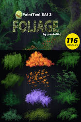 SAI2 Foliage Brushes