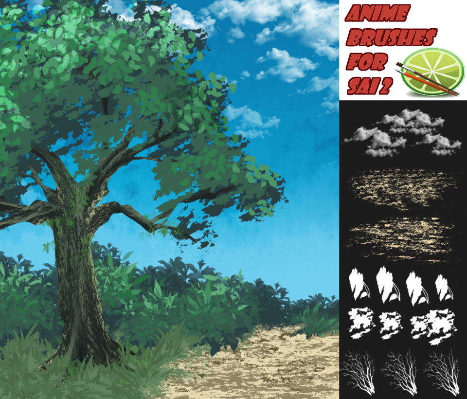 Anime Brushes For Sai 2 by alexa223344 on DeviantArt