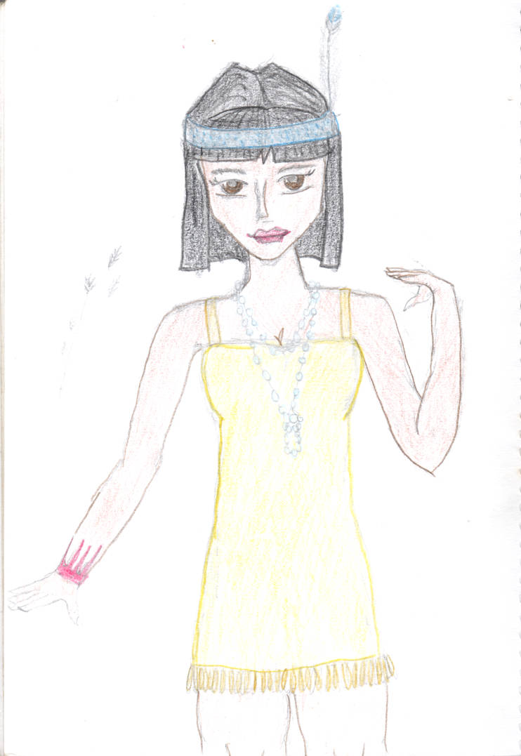 Flapper Pocahontas by MermaidMichelle on DeviantArt