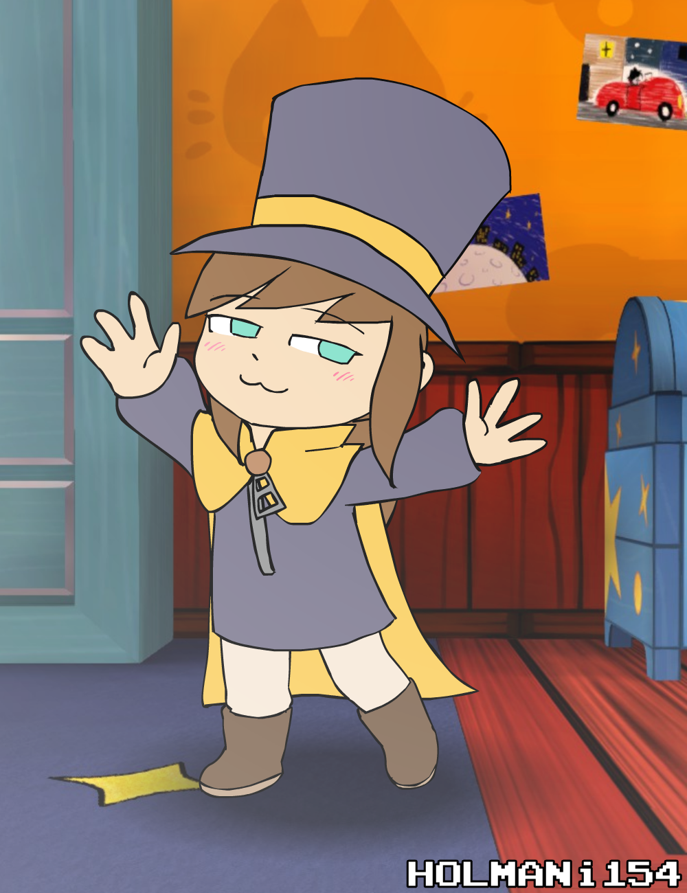Hat kid smug dance by holmani154 on DeviantArt