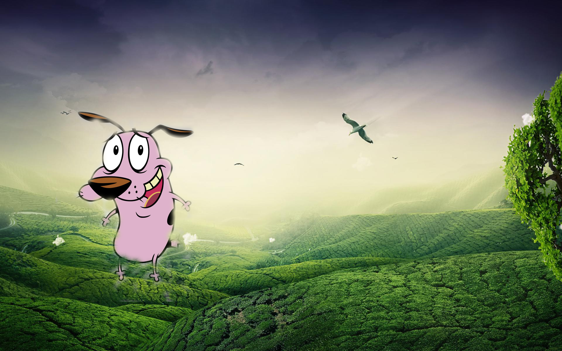 Courage the cowardly dog by MissSerbianJelena on DeviantArt
