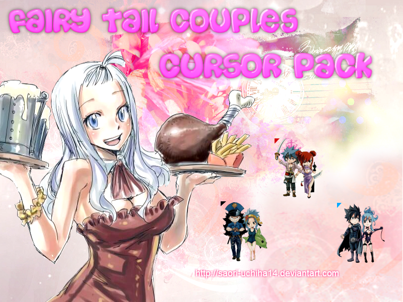 Fairy Tail Couples Custom Cursors