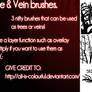 trees or veins brushes