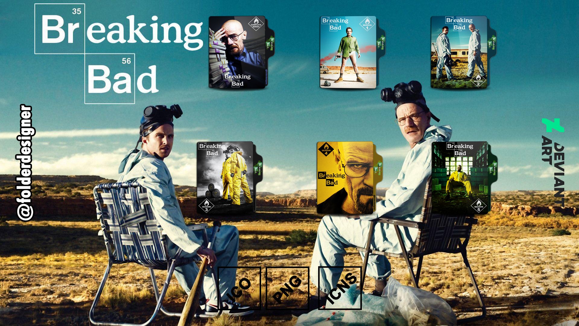 Breaking Bad V2 Folder Icon Set by folderdesigner on DeviantArt