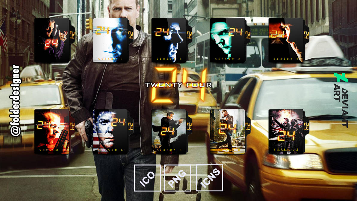 24 TV Series Folder Icon Set V1 by folderdesigner on DeviantArt