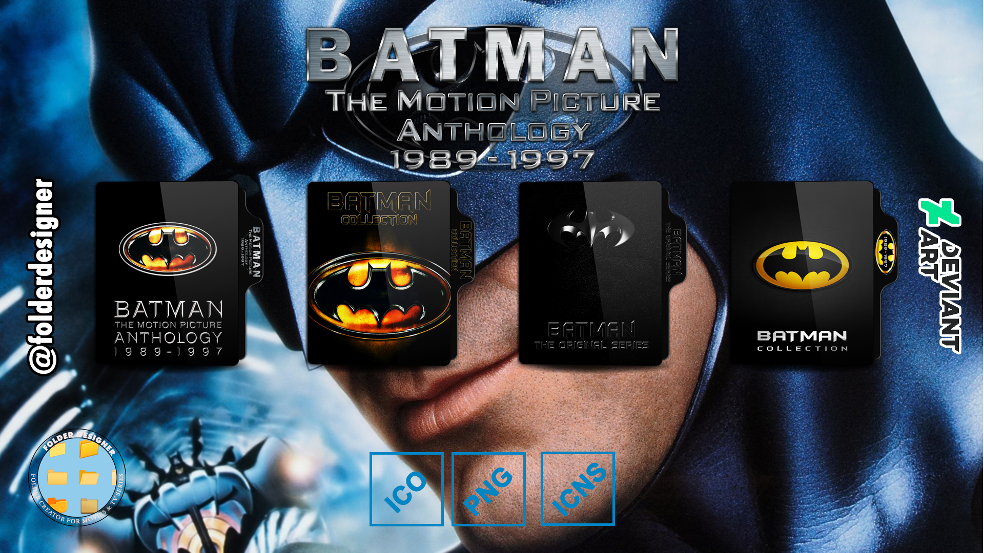 Batman Collection (1989 - 1997) Folder Icon by folderdesigner on DeviantArt