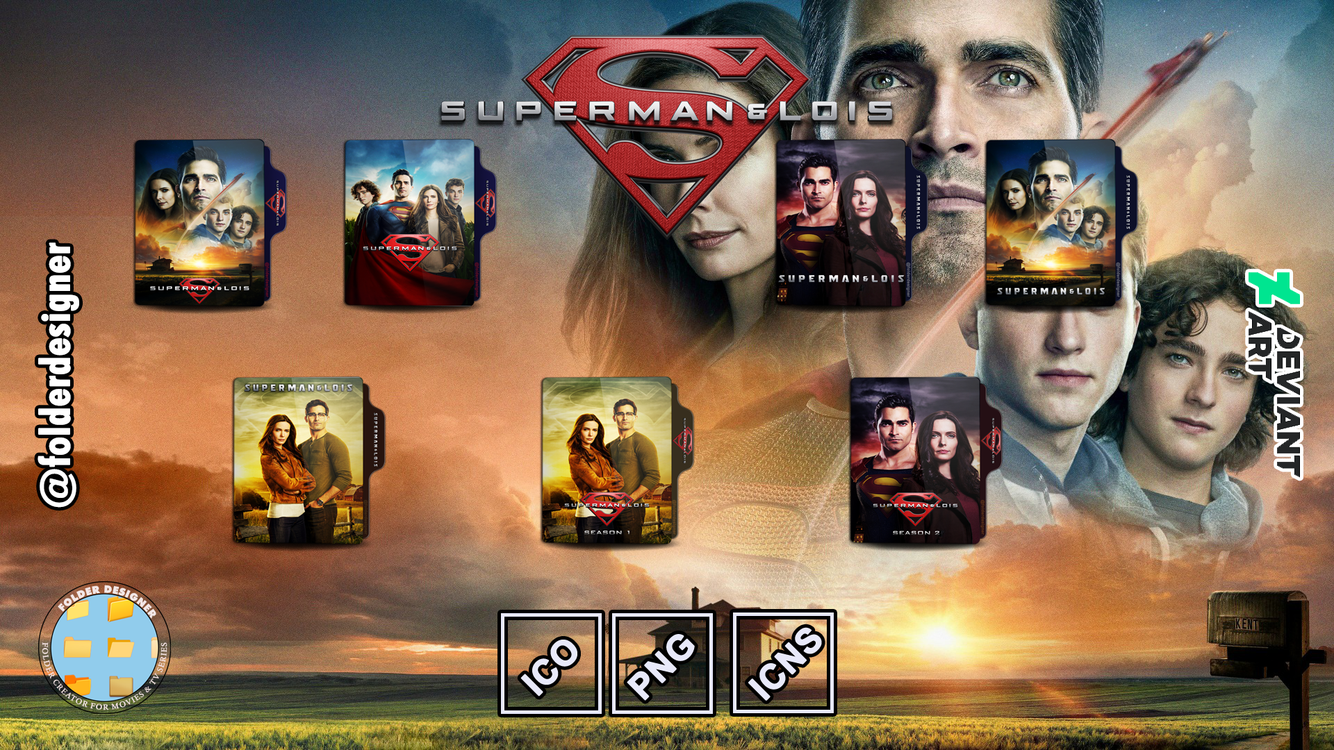 Superman Lois TV Series Folder Icons by folderdesigner on DeviantArt