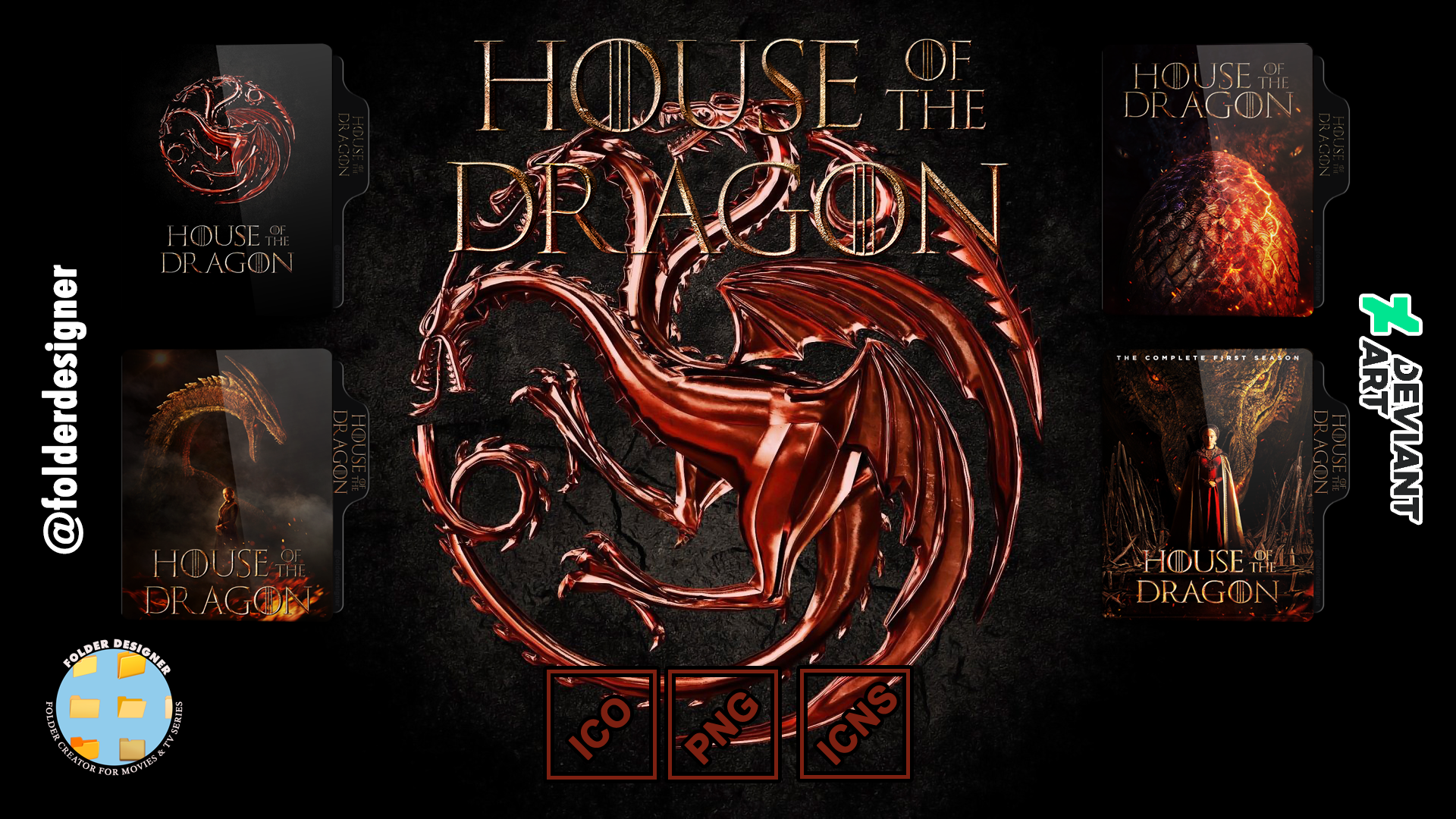 House of the Dragon Folder Icons by folderdesigner on DeviantArt