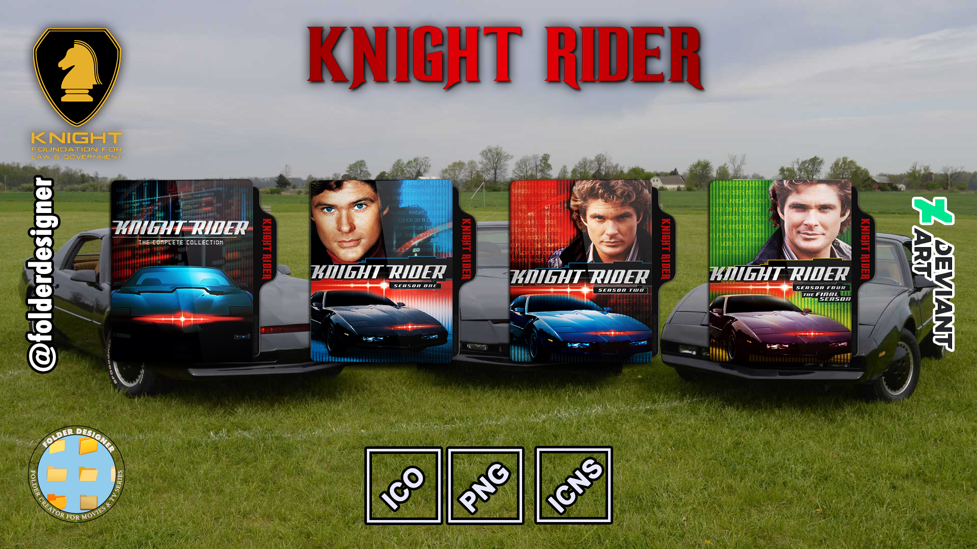 Knight Rider v3 (1982 - 1986) Folder Icons by folderdesigner on DeviantArt