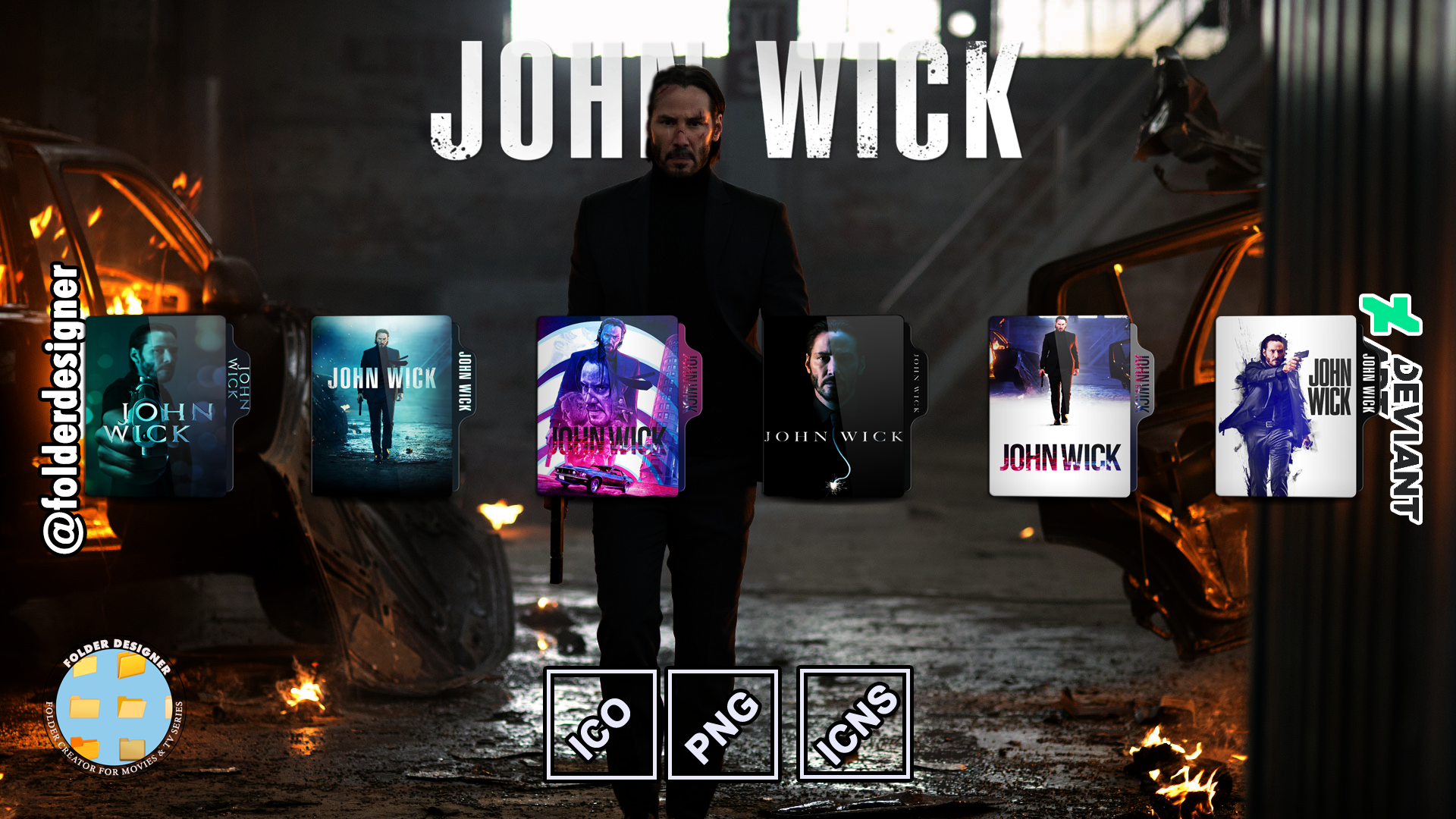 John Wick (2014) Folder Icons by folderdesigner on DeviantArt