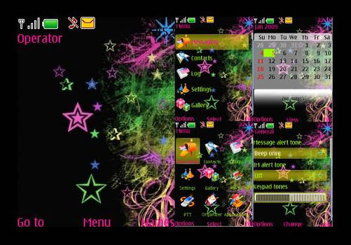 Stars - nokia 6300 theme