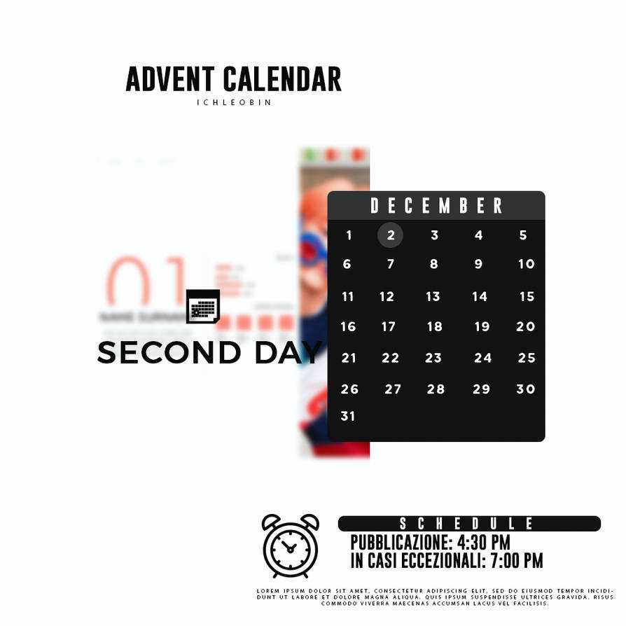 DAYO2, advent calendar. by ichleobin on DeviantArt