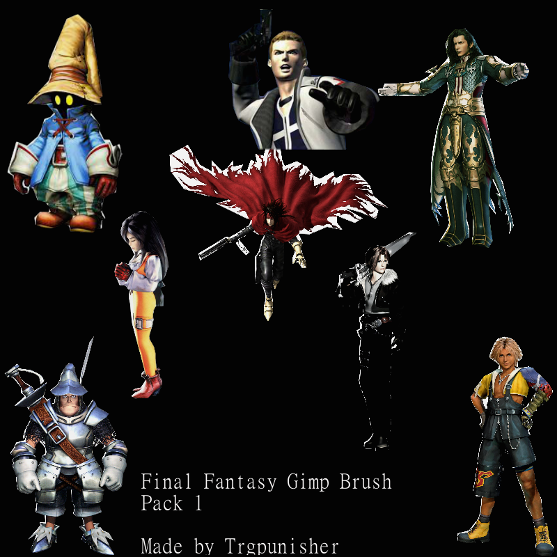 Final Fantasy GIMP Brush Pack 1 by Trgpunisher on DeviantArt