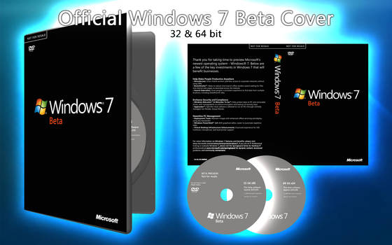 Official Windows 7 Beta Cover