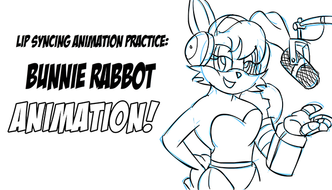 Lip Sync Practice Animation - Bunnie Rabbot