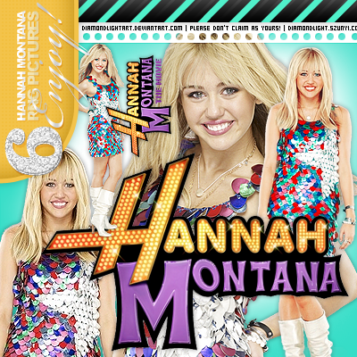 Hannah Montana png pack