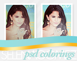 Selena Gomez TCA psd colorings