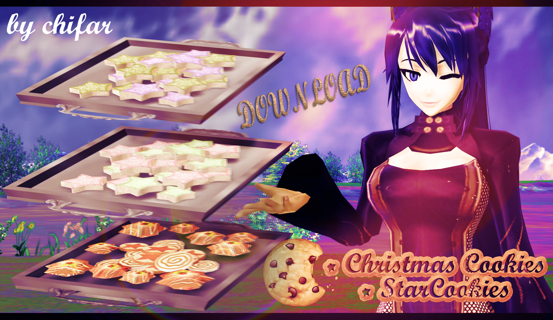 [MMD] Cookies - DL by Chifar on DeviantArt