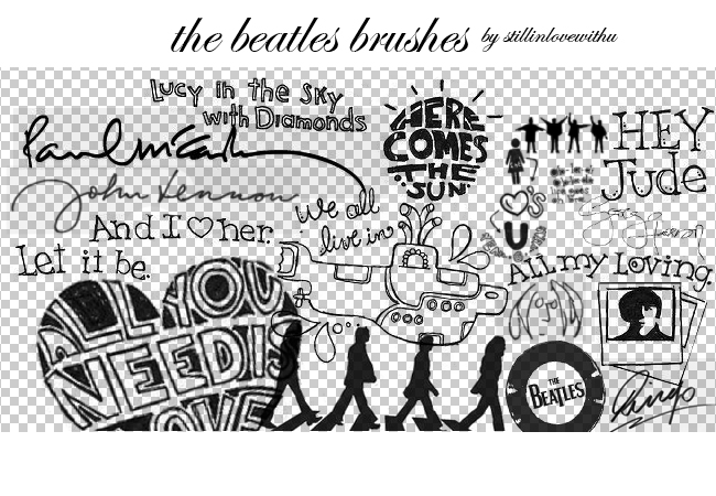 The Beatles Brushes