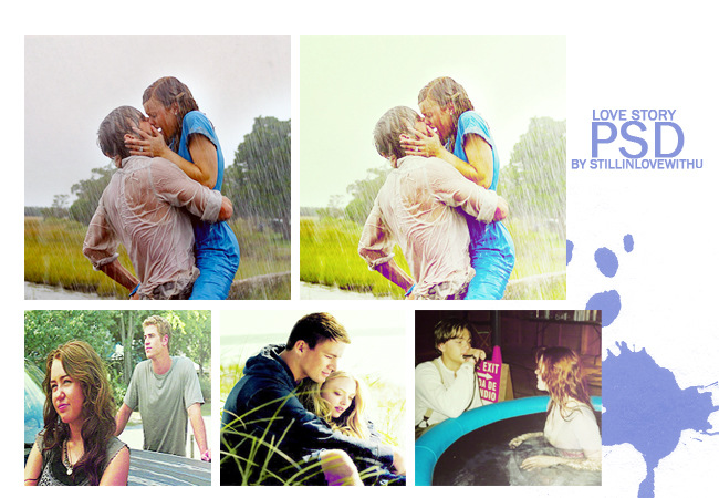 Love story PSD