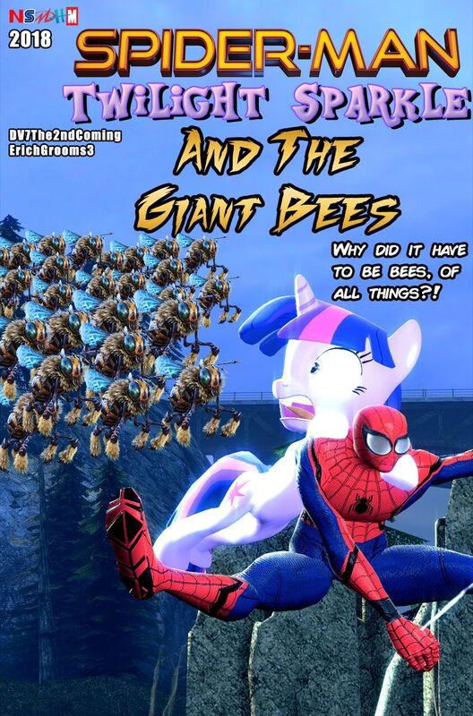 Spiderman Twilight And The Giant Bees By Dv7the2ndcoming On