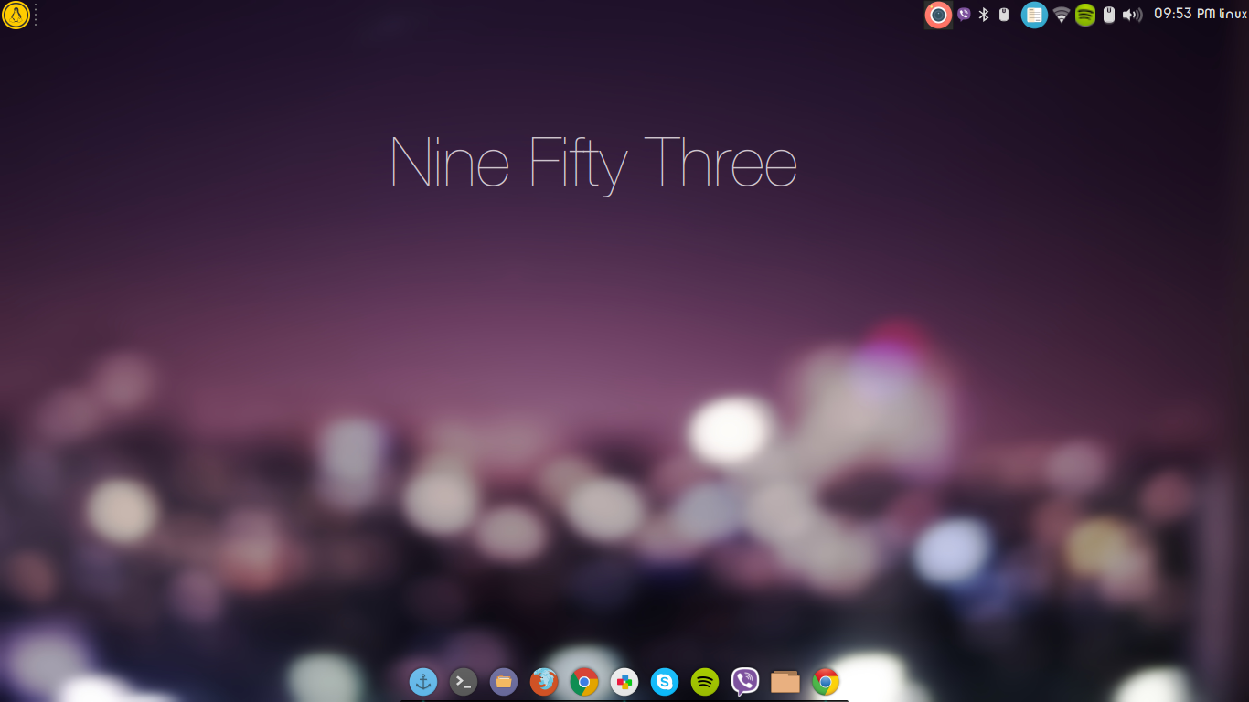Thin Time conky. Made for Conky Manager by speedracker