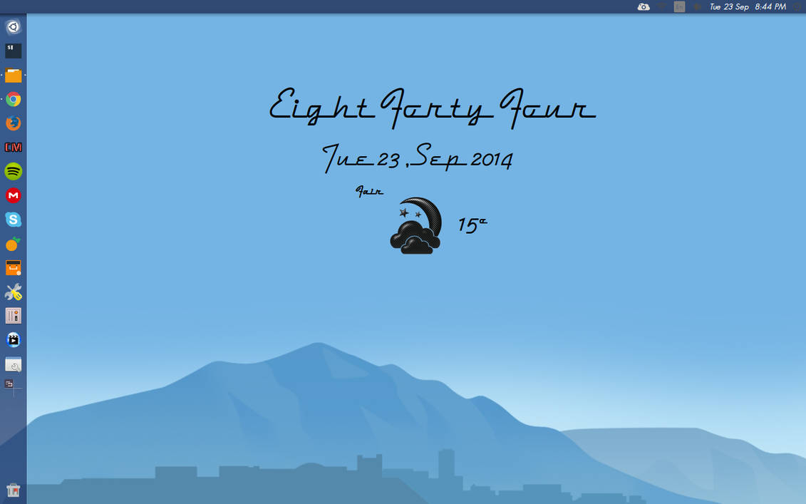 50s Conky Weather version. Made for Conky Manager by speedracker
