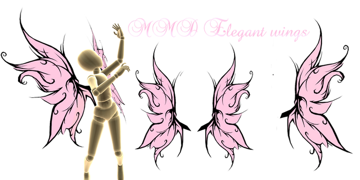 mmd elegant wings