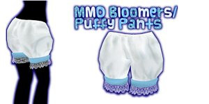 MMD Bloomers/ Fluffy Pants