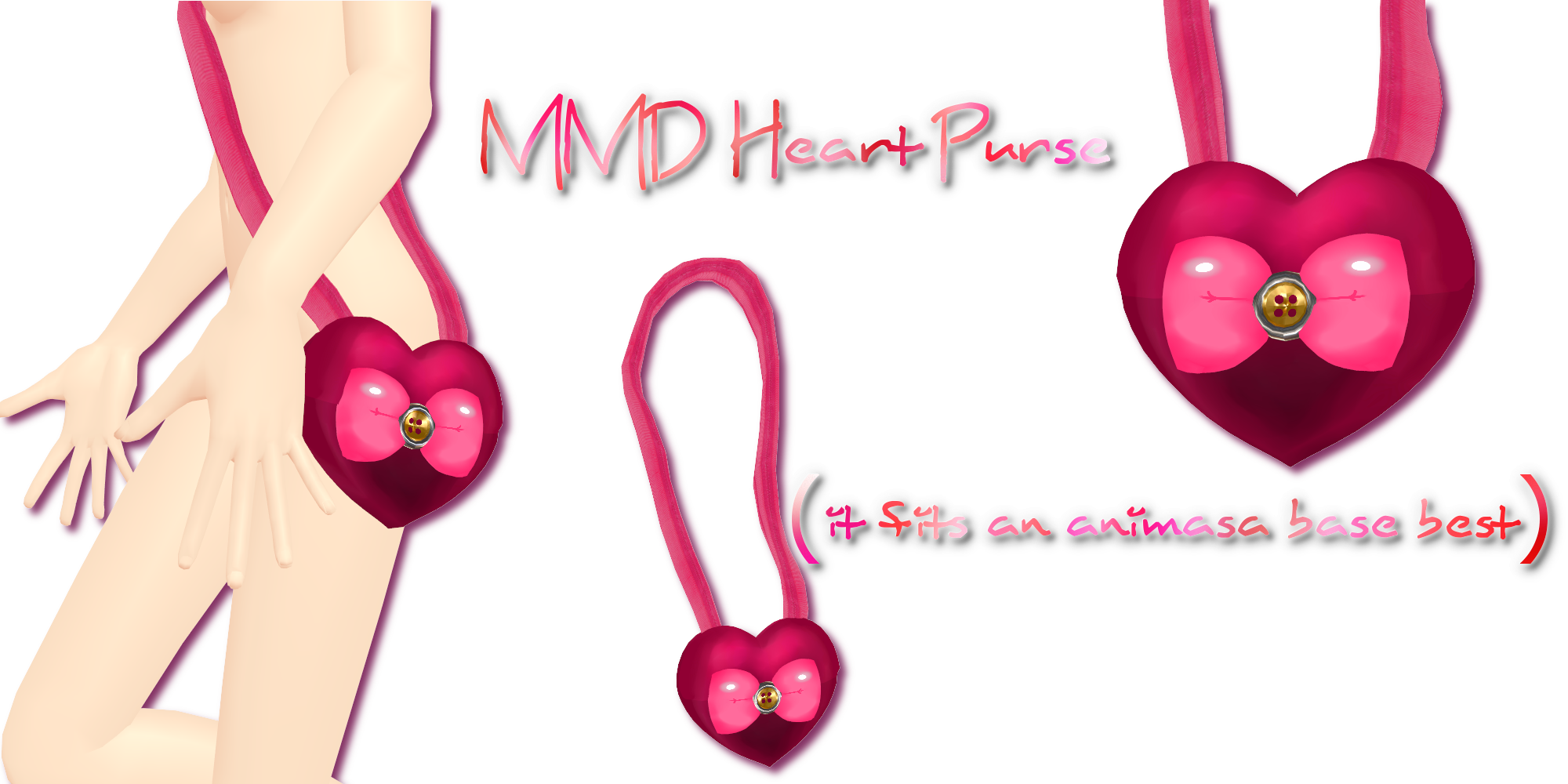 MMD Heart Purse