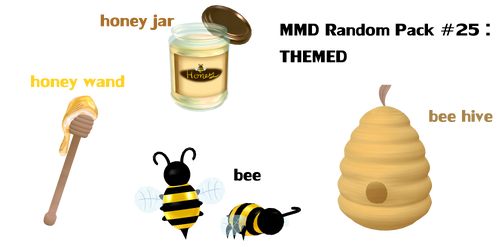 Random Pack 25 : THEMED (bees and honey)