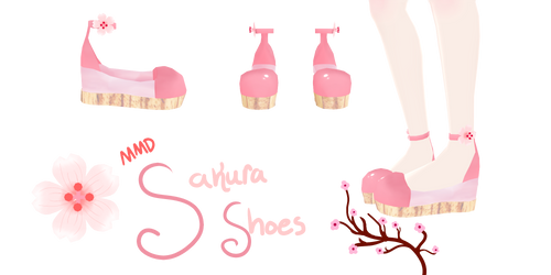 Mmd Sakura Shoes