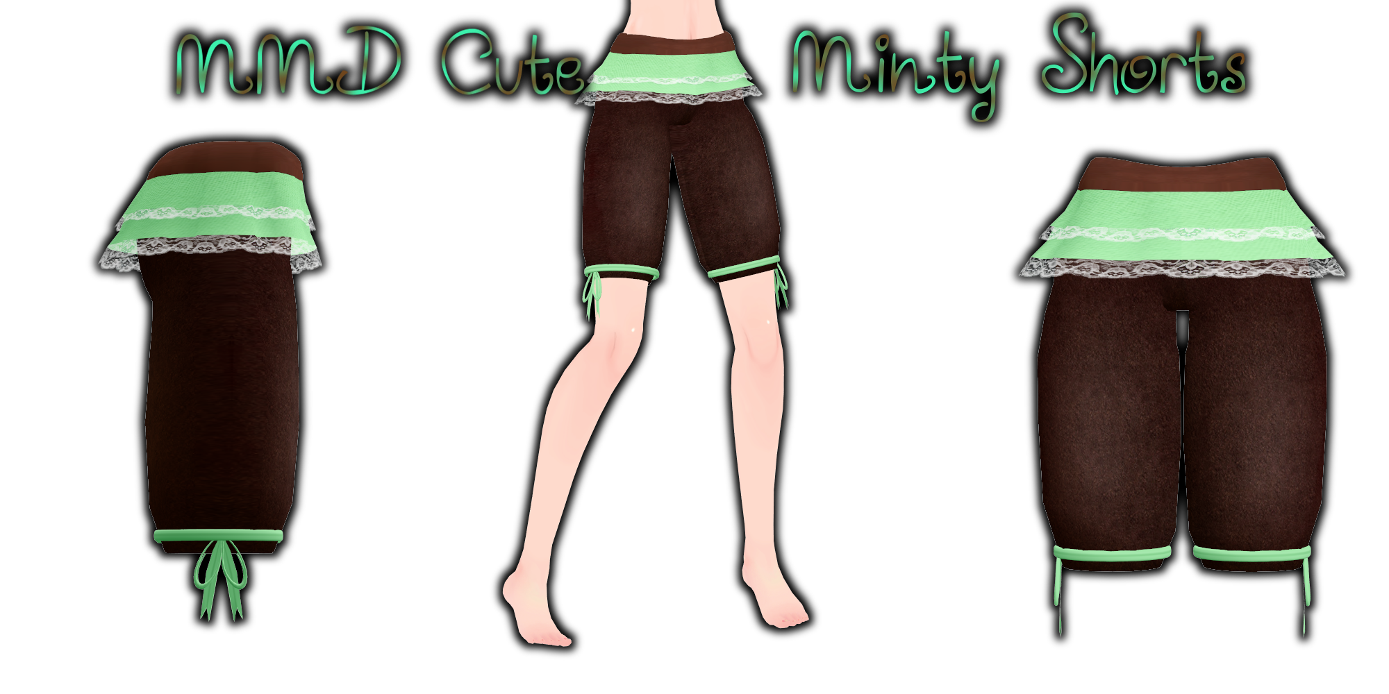 MMD Cute Minty Shorts