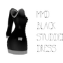Mmd Black Studded Mini Dress