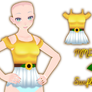 MMD Shoulderless Sunflower Shirt