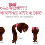 MMD Brunette Ponytail With A Bow