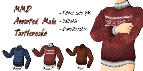 MMD Assorted Male Turtlenecks