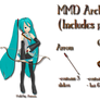 MMD Archery Set (Includes pose shown)