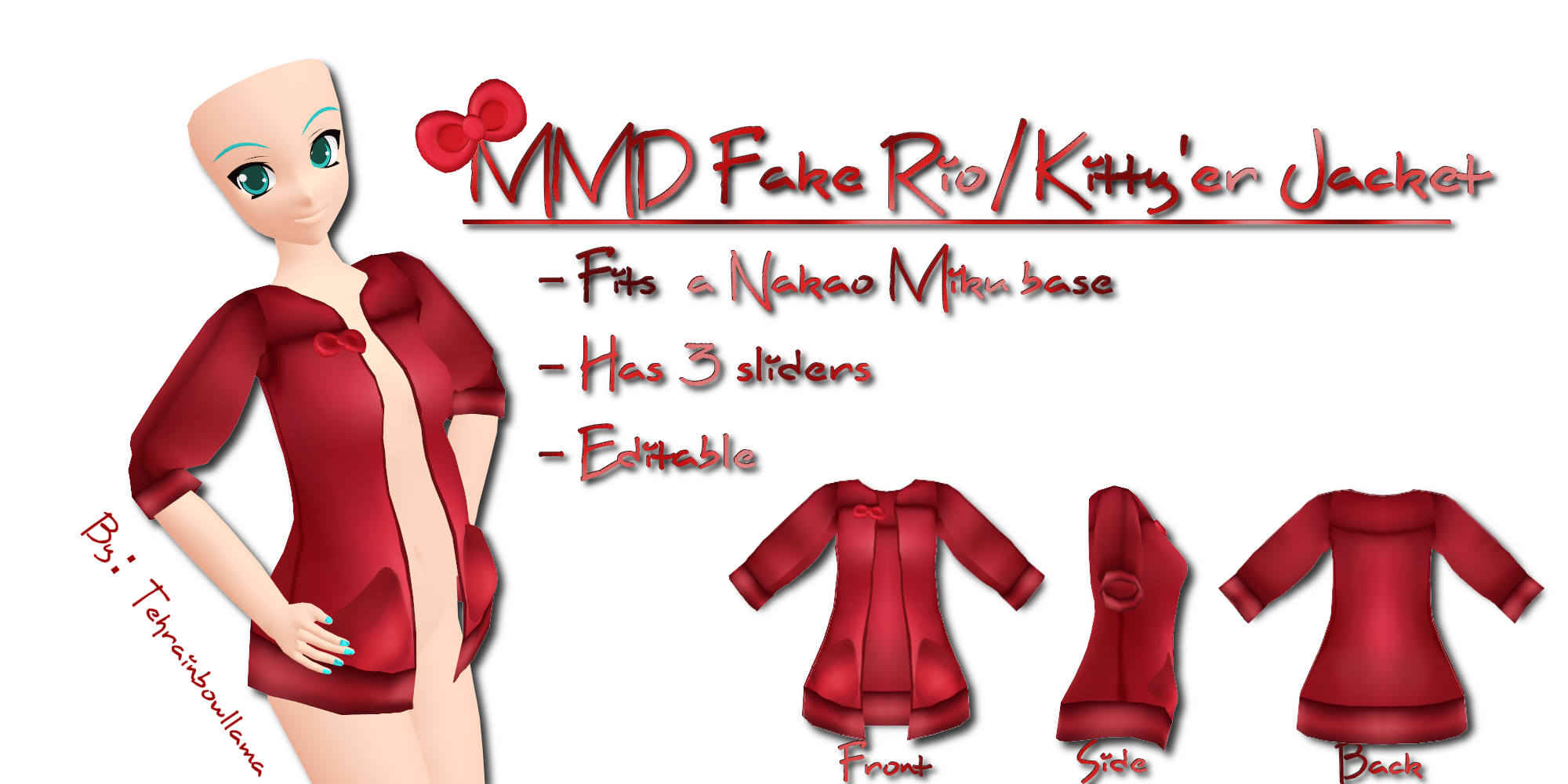 MMD Fake Rio-Kitty'er Jacket by Tehrainbowllama on DeviantArt