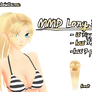 MMD Long Blonde Ponytail