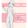 FREE 2 USE BASE | Midi Girl Full Body