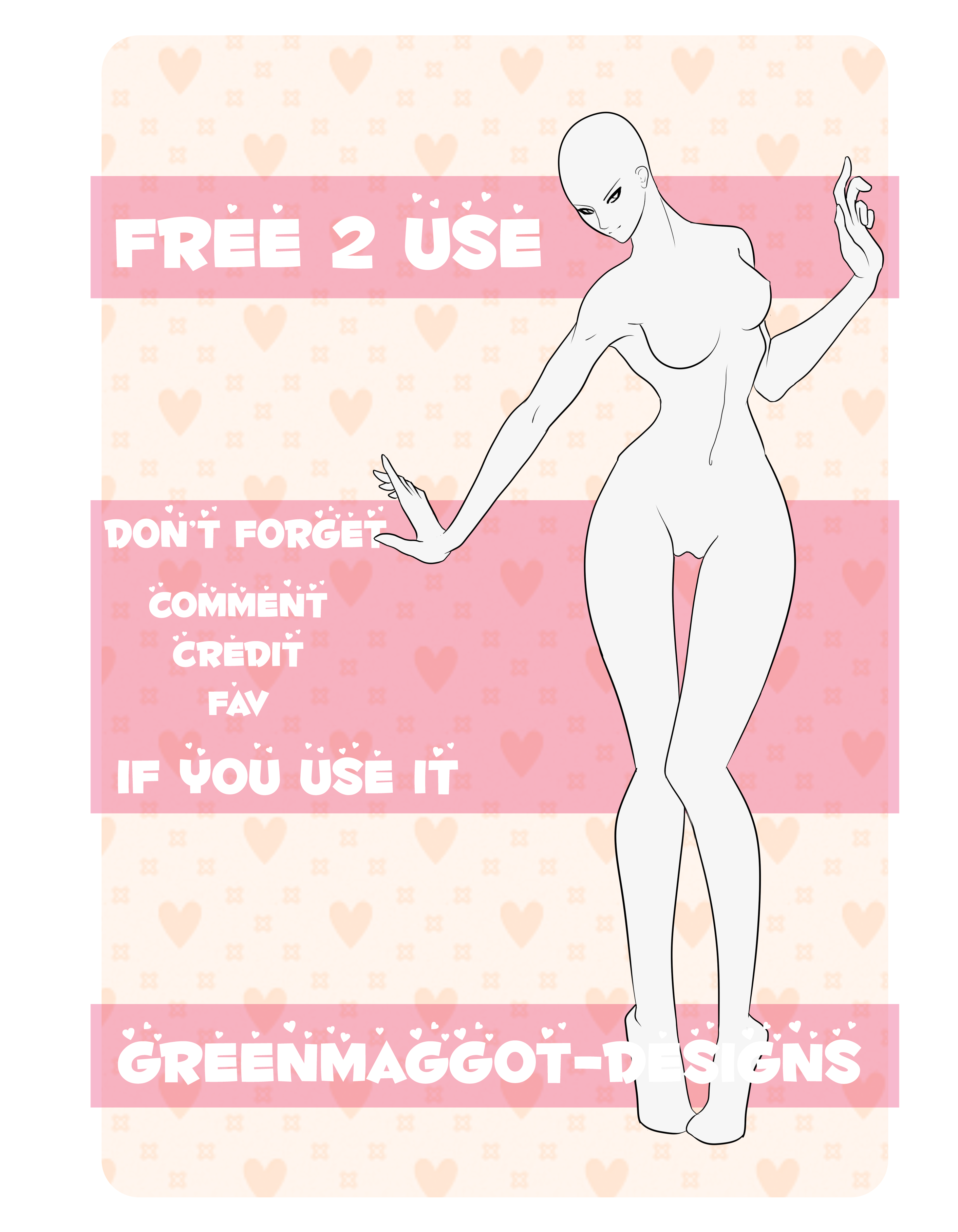 FREE 2 USE BASE | Full Female Body